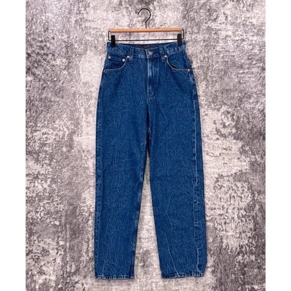 Mother Jeans 26 Womens Snacks! High Waist Double Strack Ankle Retro Denim - Picture 1 of 9